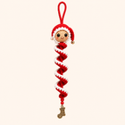 Elf spiral crochet ornament