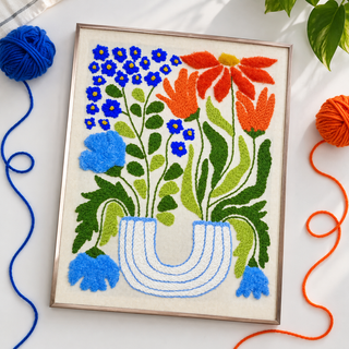 Blue & Orange Bouquet