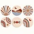 Six finished coaster patterns — PKBD0120