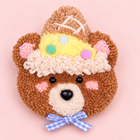 Ice Cream Bear — finished punch needle design