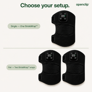 StrideWrap Single and Pair setup options