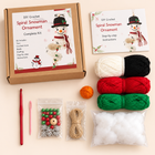 Snowman crochet kit — what’s included